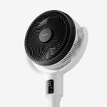 AirFlo Plus 44" Ventilateur sur pied hybride - Circulateur d'air ultra-silencieux - Blanc/Noir – Image 5
