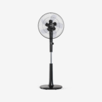 16" Ventilateur sur pied - Moteur CC basse consommation, 3 modes de fonctionnement et télécommande - Noir