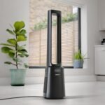 OmniAir 41" Ventilateur tour sans pales et purificateur d'air haut de gamme - Noir – Image 2