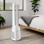 OmniAir 41" Ventilateur tour sans pales haut de gamme et purificateur d'air avec contrôle via application intelligente - Blanc – Image 2