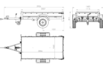 Anhänger Führerschein B Garden Trailer 200 KIPP 200×106 cm 750 kg mit Laubgitteraufsatz – Image 2