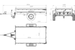 Anhänger mit Deckel Garden Trailer 200 KIPP 200×106 cm 750 kg – Image 7