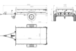 Anhänger mit Deckel Garden Trailer 200 KIPP 200×106 cm 750 kg-Neu – Image 7