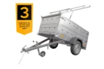 Anhänger mit Deckel Garden Trailer 200 KIPP 200×106 cm 750 kg-Neu – Image 2