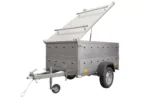 Anhänger mit Deckel Garden Trailer 200 KIPP 200×106 cm 750 kg – Image 6