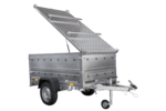 Anhänger mit Deckel Garden Trailer 200 KIPP 200×106 cm 750 kg – Image 5
