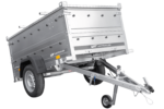 Anhänger mit Deckel Garden Trailer 200 KIPP 200×106 cm 750 kg