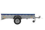 Einachs-tieflader Garden Trailer 264 Kipp Mit Stützrad, Querstreben Und Blauer Flachplane-Neu – Image 5