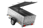Einachsiger Anhänger 230×125 UNITRAILER GARDEN 230 KIPP mit Bordwandaufsatz und Aludeckel – Image 6