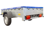 Garden Trailer 201 KIPP mit Flachplane, Stützrad und Planenträgern-Neu – Image 4