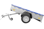 Garden Trailer 201 KIPP mit Flachplane, Stützrad und Planenträgern – Image 6