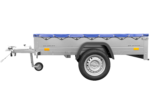 Garden Trailer 201 KIPP mit Flachplane, Stützrad und Planenträgern – Image 7
