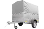 Kipper ungebremst Garden Trailer 200 KIPP mit zusätzlichen Bordwänden, Stützrad, Hochplane und Hochspriegel-Neu – Image 5