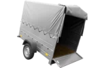 Kipper ungebremst Garden Trailer 200 KIPP mit zusätzlichen Bordwänden, Stützrad, Hochplane und Hochspriegel-Neu – Image 7