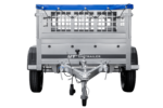 Kompakter Anhänger Garden Trailer 150 KIPP 150×106 cm 750 kg mit Laubgitteraufsatz – Image 7