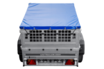 Kompakter Anhänger Garden Trailer 150 KIPP 150×106 cm 750 kg mit Laubgitteraufsatz – Image 3