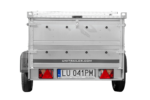 Leichtanhänger auf Federn 200×125 UNITRAILER GARDEN 201/R KIPP mit BIS-Seiten und Aluminiumabdeckung – Image 4