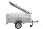 Leichter Anhänger 200×125 UNITRAILER GARDEN 201 KIPP mit BIS-Seitenwänden und Aluminiumabdeckung – Image 3