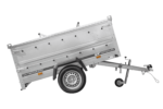 Leichter Anhänger 200×125 UNITRAILER GARDEN 201 KIPP mit BIS-Seitenwänden und Aluminiumabdeckung – Image 6