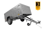Pkw Anhänger Kipper 230×125 Garden Trailer 230 KIPP Unitrailer 750 kg mit Stützrad und zusätzlichen Bordwänden-Neu – Image 2