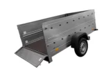 Pkw Anhänger Kipper 230×125 Garden Trailer 230 KIPP Unitrailer 750 kg mit Stützrad und zusätzlichen Bordwänden-Neu – Image 6