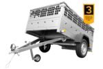 Pkw Trailer GARDEN TRAILER 201 KIPP mit Laubgitteraufsatz, Stützrad und Flachplane – Image 5