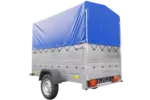 Ungebremster Kipper Garden Trailer 201 KIPP mit zusätzlichen Bordwänden, Stützrad, Hochplane und Hochspriegel-Neu – Image 6