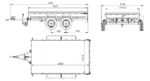 Zweiachsanhänger 264×150 Unitrailer Garden Trailer 265/2 KIPP-Neu – Image 2