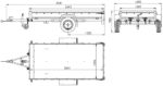 Anhänger GARDEN TRAILER 264 KIPP mit Bordwandaufsatz -Deckelanhänger-Neu – Image 10