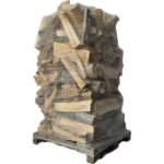 Bois de chauffage Wooday – Palette 2 m³ de bûches feuillus en 33 cm